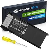 NinjaBatt Battery for Dell 33YDH Inspiron 17 7000 7779 13 7353 17 7778 15 7778 15 7577 P30E 7786 7773 3779 G5 / 7588 3579 5587 G7 / G3 Latitude 13 3380 14 3490 - High Performance [15.2V/56Wh]