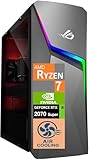 ASUS ROG Strix GL10DH High Performance Gaming Desktop PC (AMD Ryzen 7 3700X, RTX 2070 Super, 32GB DDR4, 1TB PCIe SSD, Air Cooling, BT 5.0, 3 Display Port, Win 11 Pro) (Renewed)
