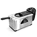 MegaChef Electric Oil Deep Fryer with Adjustable Temperature Control and Timer (3.17 Quart)