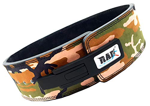RAD Weight Lifting Belts Powerlifting and Weightlifting Belt with Lever Buckle, 10mm