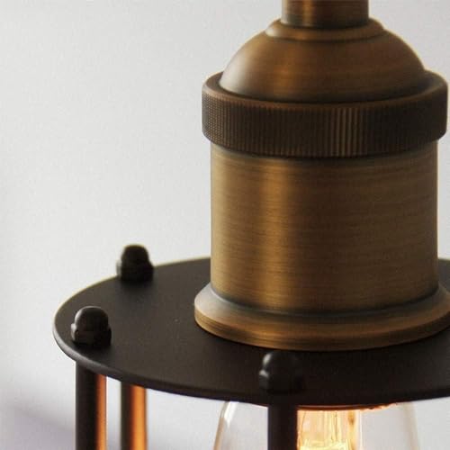 Chandelier retro ZR98US de metal para iluminar una mesa de comedor o una barra de cafetería estilo loft 3