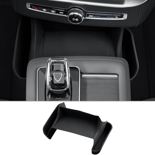 Organizador de consola Volvo XC90 2026 con alfombrilla para carga inalámbrica CDEFG
