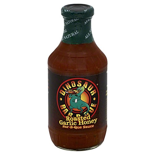 Dinosaur-Honey BBQ Roasted Garlic Sauce 19.0 OZ(Pack of 3)
