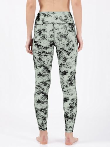 Image of Mehrang Women's Printed Gym wear /Active Wear Tights Strechable Leggings with Breathable Mesh and Side Pockets
