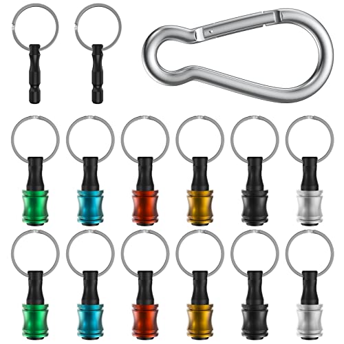 Tempaky Chave de fenda de haste hexagonal de 1/4 de polegada Alnum Suporte de pontas de chave de fen