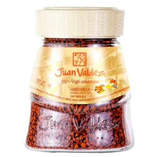 Juan Valdez Instant Vanilla Cinnamon Flavor Coffee Café Juan Valdez Instantaneo Vainilla Canela #TOP1