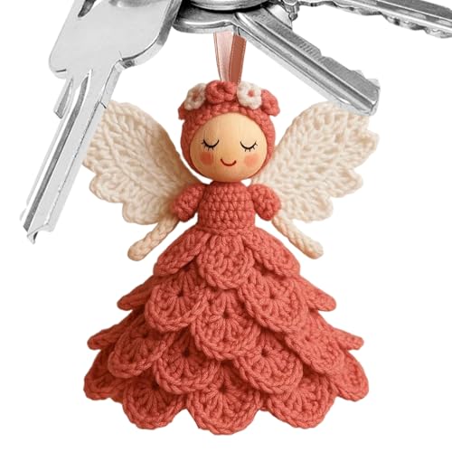 Juego de muñeca ángel de ganchillo - Artesanal para principiantes de 20 piezas, herramientas para hilo de ganchillo DIY - Suministros para adornos hechos a mano | Divertido artesanal All