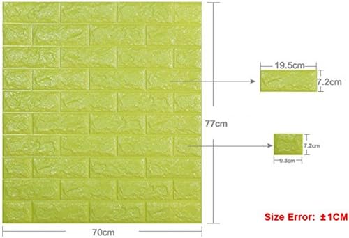 Miniatura 4 de QIHANG Papel tapiz autoadhesivo de polietileno de ladrillo impermeable 3D para pared, papel tapiz para sala de estar, dormitorio, fondo de TV,