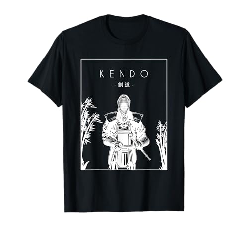 Imagen de Kendo Hanzi Kenjutsu Kata Shinai Samurai Kendo Camiseta
