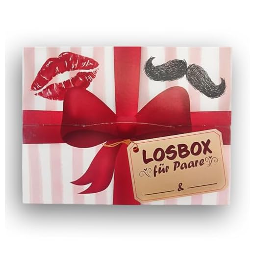 Losbox für Paare mit 50 Losen - das Spiel für Verliebte