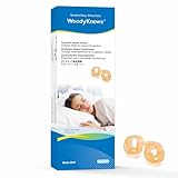 WoodyKnows ダイナミック鼻拡張器、モデル 2024 標準、睡眠とスポーツの空気の流れを改善し、鼻づまりと鼻に関連するいびきを緩和します (M 4個入)