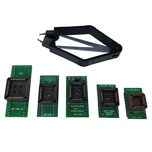 Plcc Adapter Kit Plcc20/28/32/44 To Dip20/24/28/32/44 Ic Socket For Xgecu T56 Usb Programmer #TOP1