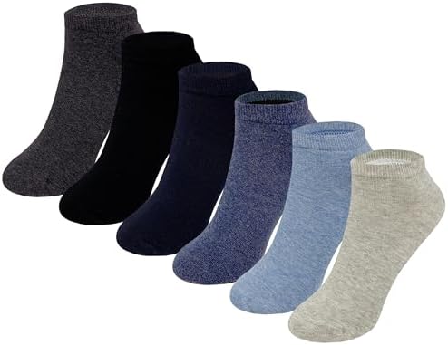 MAGIARTE Womens Cotton Ankle Socks Low Cut Athletic Casual Mutil Color No Show Running Socks for Women