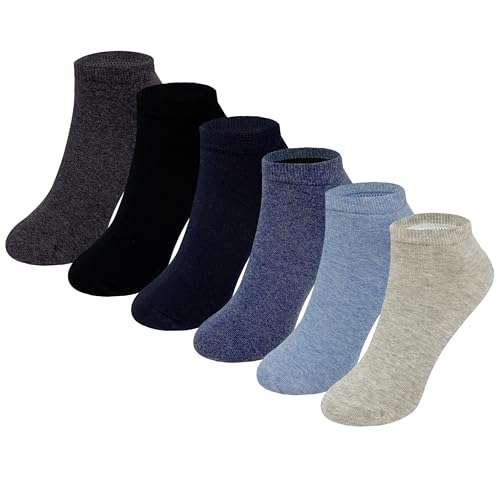 Image of MAGIARTE Womens Cotton Ankle Socks Low Cut Athletic Casual Mutil Color No Show Running Socks for Women