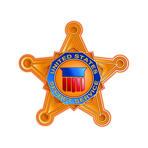 fagraphix United States US Secret Service Sticker Decal Self Adhesive Vinyl President FA Vinyl - 4.00 Wide
