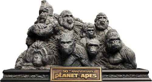 WETA Workshop Polystone - Planet of The Apes - Apes Through The Ages (50th Anniversary)