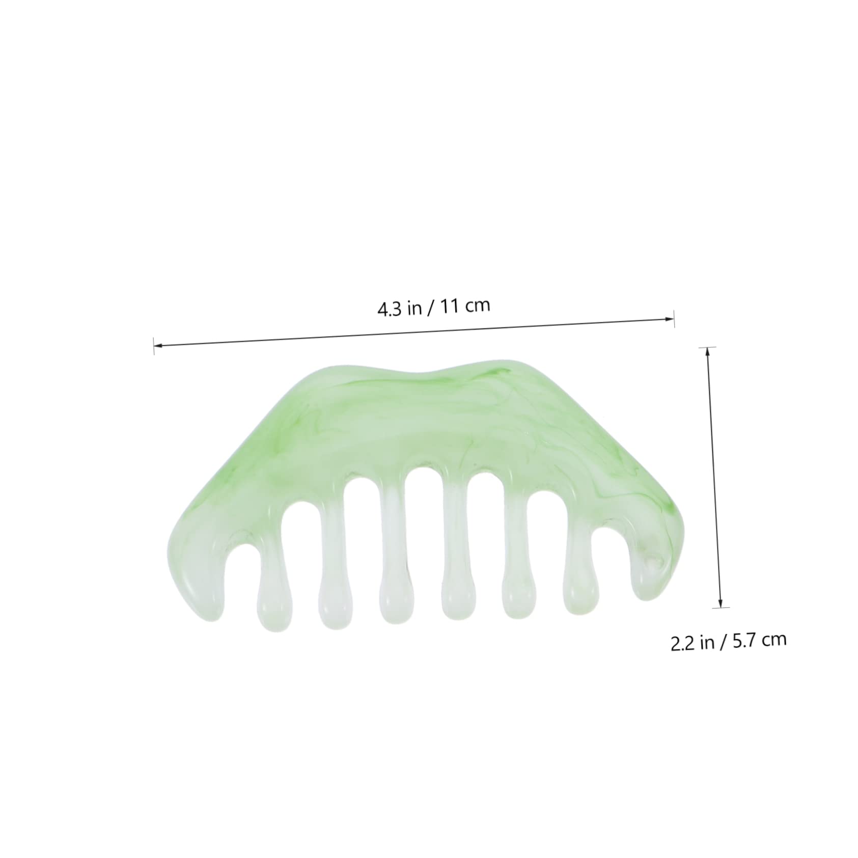 VALICLUD 30pezzi Pettini Massaggianti Resina Per e Corpo Da Pz Per Massaggio e Scraping Ergonomici e Resistenti Per Rilassamento e Benessere Della