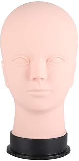 Training Head, Makeup Mannequin Head, Mannequin Head for Practice Make Up Eye False Lashes Eyelash Extension Lip Model, Suitable for Salons and The Cosmetology School Students