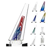 Glass vase Desktop Decoration, Colored Glass vase, Home Glass Decoration(Multicolor)