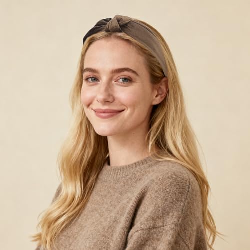 6 diademas anudadas de terciopelo para mujeres y niñas - 50% de descuento - Image 4