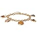 Friends TV Show Fashion Charm Bracelet, 5 Charms, 7