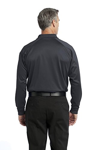 Cornerstone Mens Select Long Sleeve Snag-Proof Tactical Polo, Xl, Charcoal #TOP1