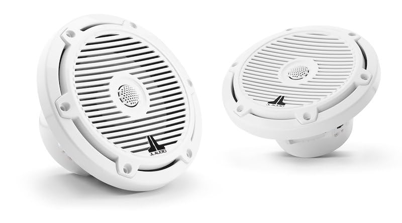 M3 Series 6.5 Marine Coaxial Speakers w/Gloss White Classic Grilles - M3-650X-C-Gw [010-03060-00]