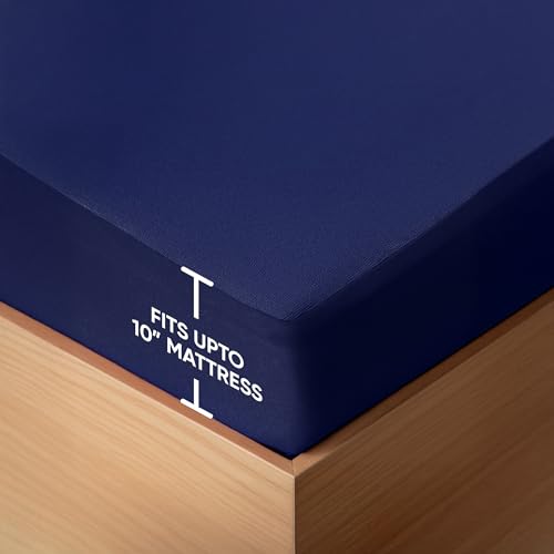 Image of Frido Waterproof Mattress Protector Single Size with 100% Spill-Proof TPU Membrane, Breathable Anti-Allergen Terry Fabric, Machine Washable, Bed Protector Cover (Royal Blue, 72 Inches X 36 Inches)
