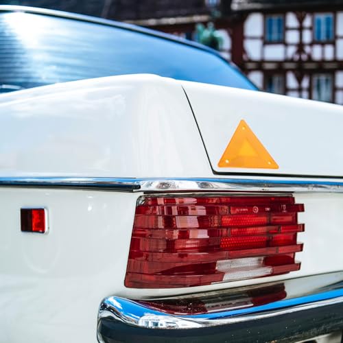 Triángulos reflectores de seguridad amarillos para carretera 10 pcs miniatura 4