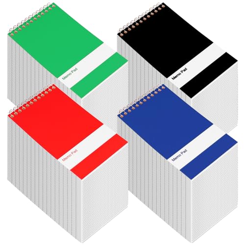 Petits blocs-notes pour l'école et le bureau : lot de 100 carnets de poche