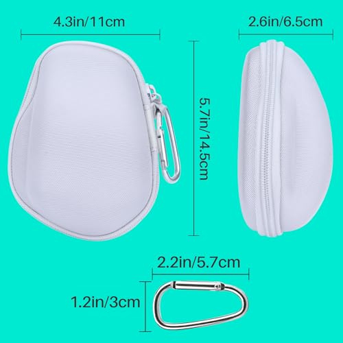 Lebakort Storage Case Compatible with Logitech MX Master 4 / MX Master 3S / MX Master 3 / MX Matser 2S Advanced Mouse (Pale Grey Case) by Lebakort - Image 8