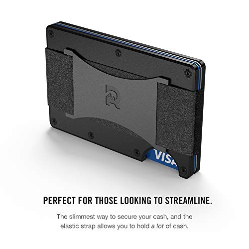 The Ridge Minimalist Slim Wallet For Men - RFID Blocking Front Pocket Credit Card Holder - Aluminum Metal Small Mens… - Image 7