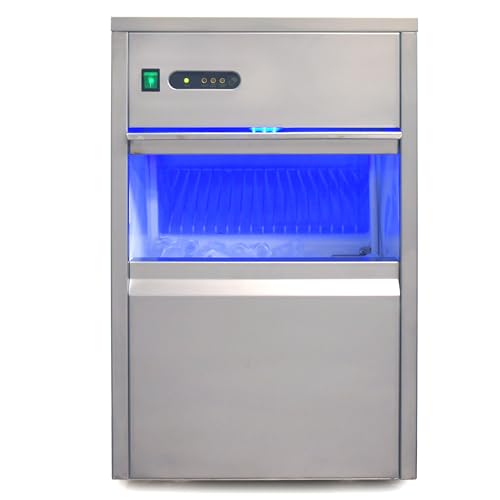 Fabricadora de Hielo Acero Inoxidable 110 lbs SPT IM-1108C miniatura 4