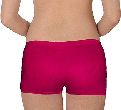 Image of Selfcare Women Soft Cotton Sinker Mid Waist Boyshorts Panties with Concealed Elastic Panel Pack of 3