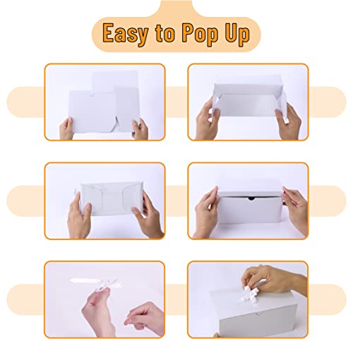 Mpfy- Gift Box, 10 Pack, 9X4.5X4.5Inch, White, Gift Boxes With Lids, Bridesmaid Proposal Box, Gift Boxes For Presents, Small Gift Boxes, Bridesmaid Box, White Gift Boxes, White Box, Mother's Day Gift #TOP4