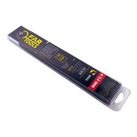 Fartools 150705 50x Soldering Electrodes Rutile Stick Diameter 2.5 mm Length 300 mm Cover