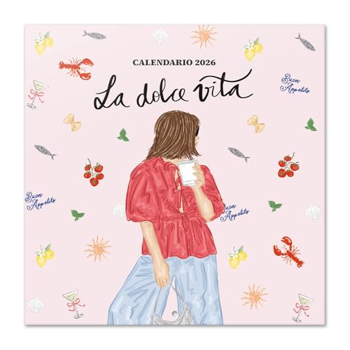 Grupo Erik Calendario pared 2026 Español Ana Marin   Almanaque pared 2026 : Planificador mensual Con espacio para Anotar, Ilustraciones y Fácil de colgar (30x30cm)