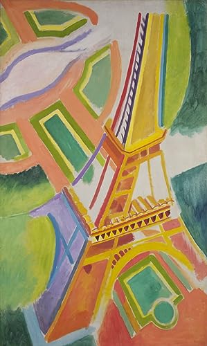 Cuadro sobre lienzo Torre de Robert Delaunay para decoraciones del hogar en salón