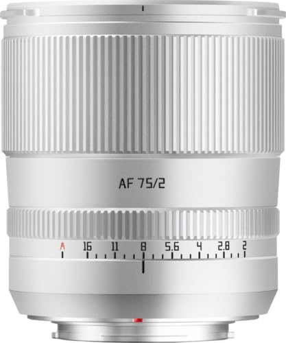TTARTISAN AF 75mm F2 X�}�E���g STM �I�[�g�t�H�[�J�X�����Y APS-C�T�C�Y�Ή� ����a �|�[�g���[�g �����Y