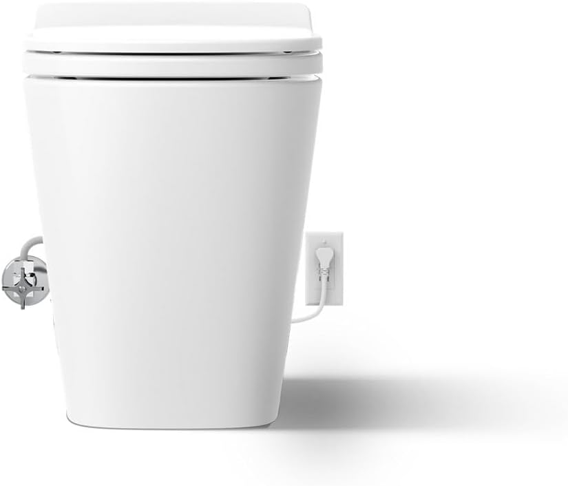 Kohler Leap Smart Toilet back view with connections