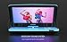 NOOBECR COOAU 12.5” Portable DVD Player with Eye Protection HD Swivel Screen, 5 Hours Rechargeable Battery, Dual Earphone Jacks, Support SD Card/USB, Last Memory Function, Region Free, Blue