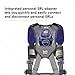3M 1113127 DBI-SALA ExoFit X300 Comfort Construction Positioning Safety Harness, Construction Fall Protection, Aluminum Back and Hip D-Rings, Auto-Locking Quick Connect Leg and Chest Buckles, Large