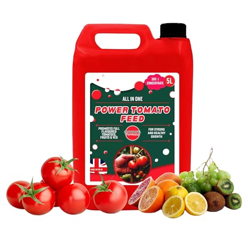 5L Nutrient Packed Concentrated Tomato Feed For Tomatoes, Peppers, Cucumbers & Aubergines (1 x 5 Litre)