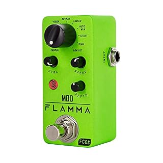 FLAMMA FC05 Mini Modulation Pedal with Chorus Flanger Tremolo Phaser Vibrato Rotary Liquid Autowah Stutter Ring LowBit - Les Beatles, Paul McCartney, John Lennon, RIngo Starr, George Harrison