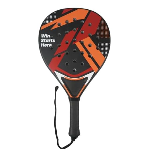 Raquette de Padel para Principiantes y Jóvenes Raqueta de Padel Ligera 330 g Superficie ABS Empuñadura Antideslizante Cordón de Seguridad Ajustable Ideal para Entrenamiento y Partidos