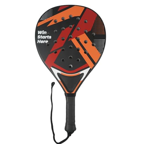 Raquette de padel junior et débutant de 330g avec surface ABS et lacet réglable