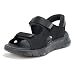 Produktbild Skechers Herren Hands Free Slip-ins Go Walk Flex Easy Entry Sandal Sportsandale, Black and Lime Textile, 48 EU
