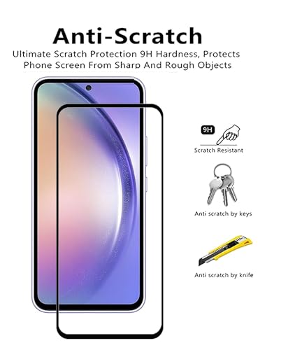 Image of HD, Scratch, Tear Resistant Edge to Edge Tempered Glass Screen Protector Guard Suitable For Moto G36 / 56