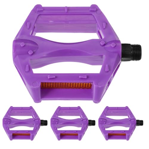 DEARMAMY 2 Pairs Violet Off-Road Bike Pedals