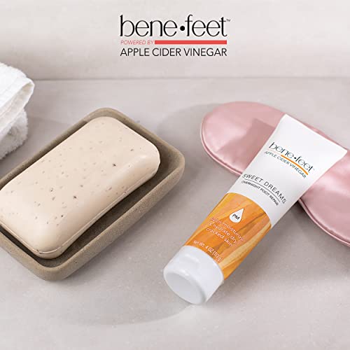 Benefeet Sweet Dreams Overnight Foot Repair - Rejuvenating Nighttime Cream, Helps Detox, Moisturize, Soften + Hydrate Dry Cracked Skin, Made W/Apple Cider Vinegar, Turmeric + Borage Oil, 4Oz (1 Pack) #TOP6
